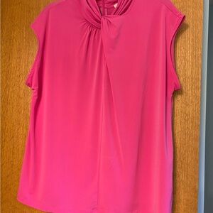 Women's Pink Sleeveless Top
